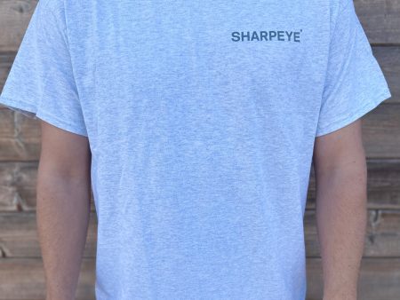 Sharp Eye Logo Tee Ash For Cheap