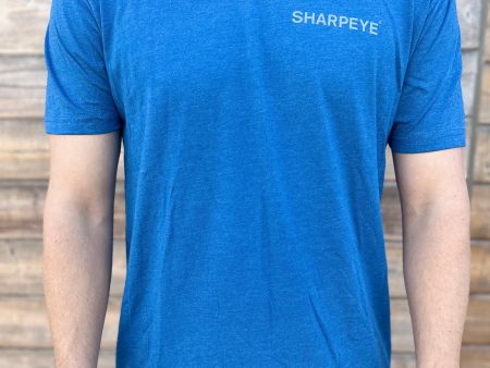 Sharp Eye Logo Tee Blue Supply