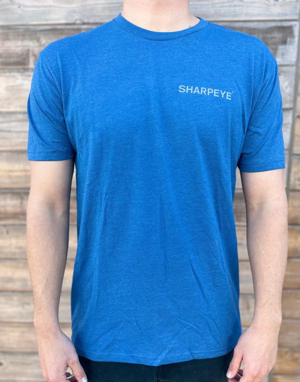 Sharp Eye Logo Tee Blue Supply