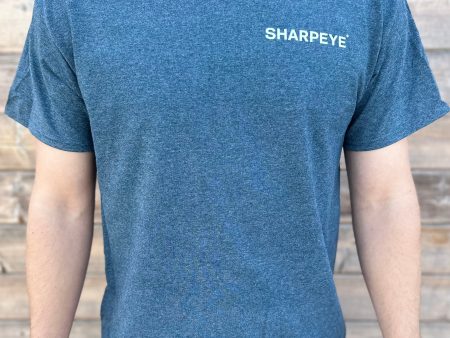 Sharp Eye Logo Tee Grey on Sale