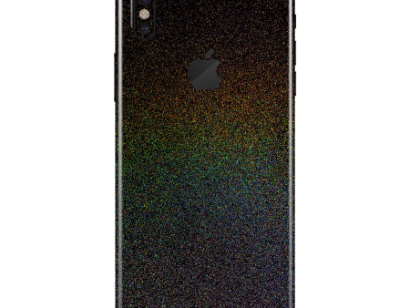 iPhone XS MAX Glossy GALACTIC RAINBOW Skin For Cheap