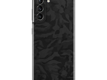 Samsung Galaxy S21 LUXURIA BLACK CAMO 3D TEXTURED Skin on Sale