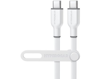 Flexi Pro USB-C to USB-C Soft-Touch Silicone Fast Charge Cable | 15ft | White Discount