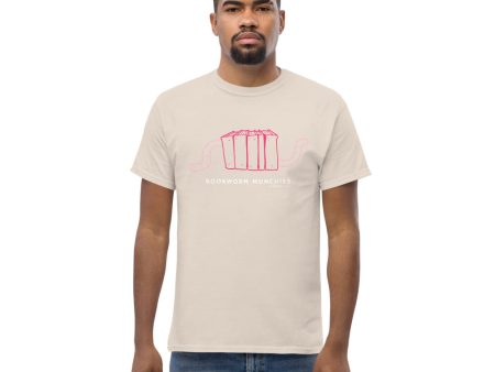 Bookworm Munchies T-shirt - Pink Sale