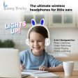 Bunny Tracks Wireless Light-Up Headphones | White For Discount