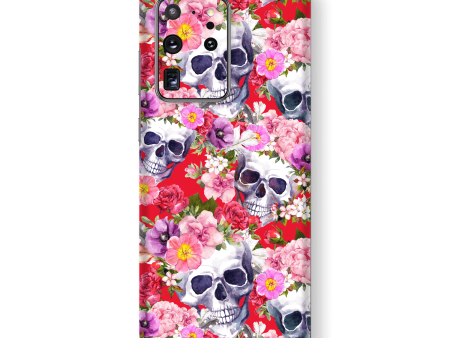 Samsung Galaxy S20 ULTRA SIGNATURE Skull BOUQUET Skin Fashion