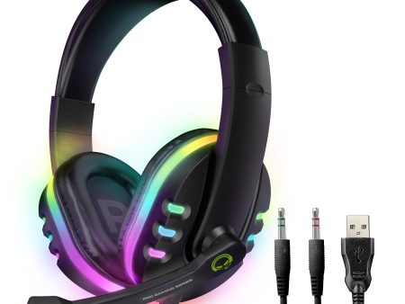 SoundRecon RGB LED Gaming Headset Hot on Sale