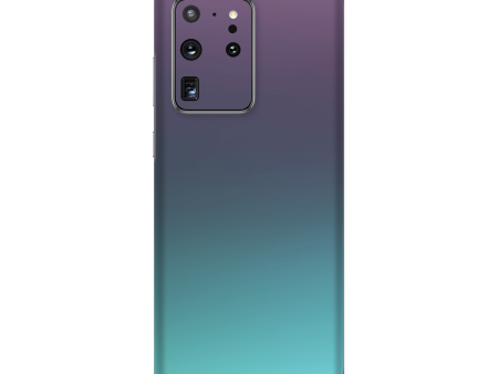 Samsung Galaxy S20 ULTRA CHAMELEON TURQUOISE LAVENDER Matt Metallic Skin on Sale