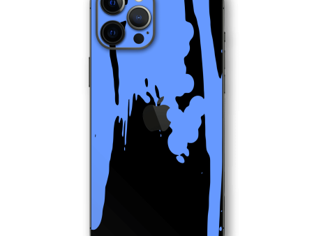 iPhone 12 PRO SIGNATURE Blue Paint Splatter Skin For Discount