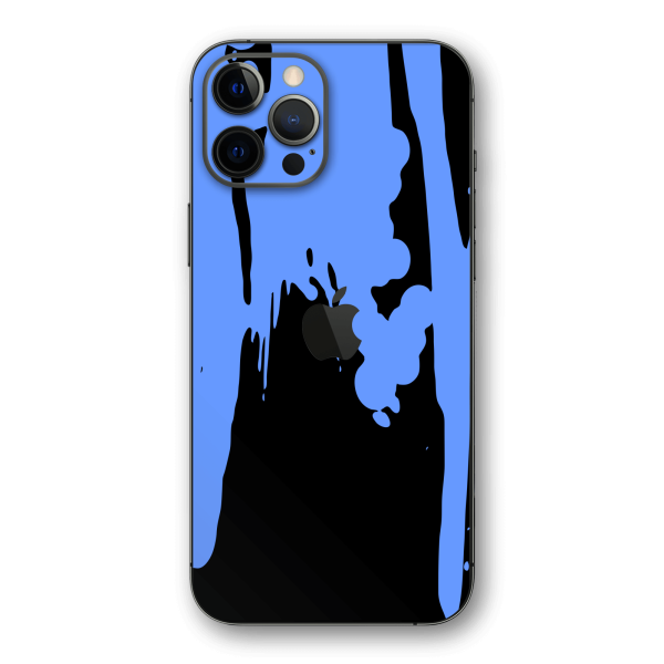 iPhone 12 PRO SIGNATURE Blue Paint Splatter Skin For Discount