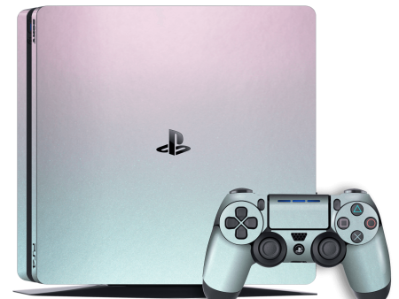 Playstation 4 SLIM (PS4 Slim) CHAMELEON AMETHYST MATT Metallic Skin Fashion