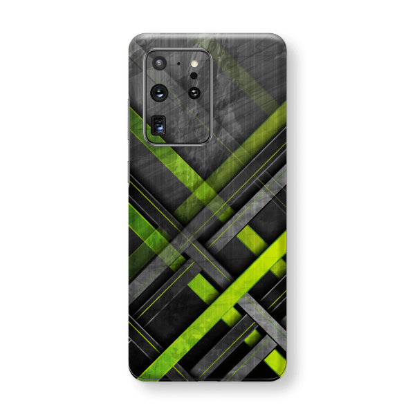 Samsung Galaxy S20 ULTRA SIGNATURE Green-Grey Grunge Skin Discount