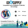 Compatible (PGBK+CLIBK) Canon PGI280 CLI281 Ink Cartridge Used for PIXMA TS702 TR7520 TR8520 TR8620 TS6120 TS6220 TS6320 TS8120 TS8220 TS8320 TS8322 TS9120 TS9520 TS9521C Supply