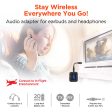 IntelliCast Flight Wireless Audio Adapter | Transmitter + Receiver | Black Supply