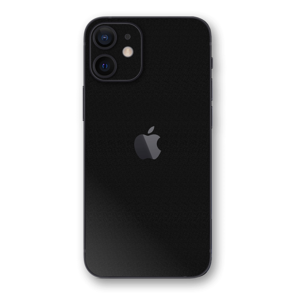 iPhone 12 LUXURIA Raven Black Textured Skin Fashion