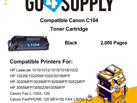 Compatible Toner Cartridge Replacement for Canon Fax L-100 L-120, FaxPHONE 120, MF4150,FAX L905A, I-Sensys 4120 4150MF 4660PL MF4690PL Printers Online Sale