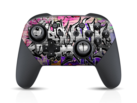 Nintendo Switch Pro CONTROLLER SIGNATURE URBAN Graffiti Skin Fashion