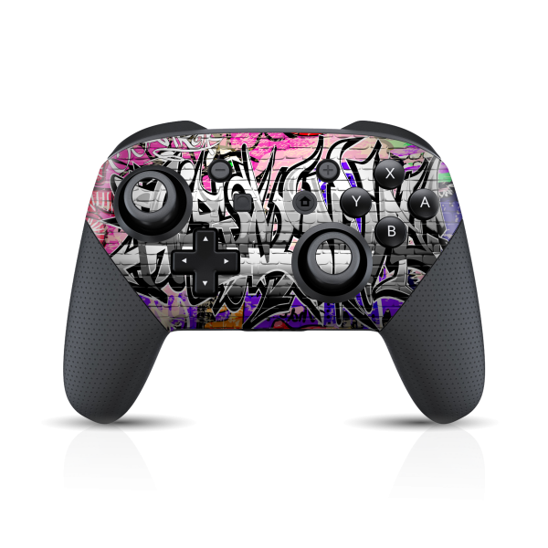 Nintendo Switch Pro CONTROLLER SIGNATURE URBAN Graffiti Skin Fashion