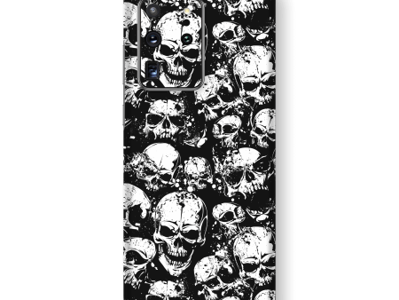 Samsung Galaxy S20 ULTRA SIGNATURE Black & White SKULL Skin Discount