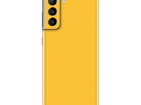 Samsung Galaxy S21 LUXURIA Tuscany Yellow Textured Skin Discount