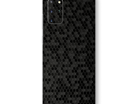 Samsung Galaxy S20+ PLUS LUXURIA BLACK HONEYCOMB 3D TEXTURED Skin For Sale