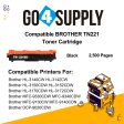 Compatible Black Brother TN221 TN-221 Toner Unit Used for Brother HL-3140CW  HL-3142CW  HL-3150CDW  HL-3152CDW  HL-3170CDW  HL-3172CDW  MFC-9130CW  MFC-9140CDN  MFC-9330CDW  MFC-9340CDW; DCP-9020CDW Printer Fashion