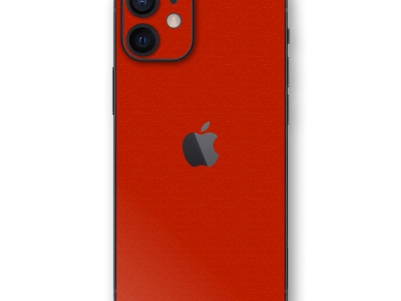 iPhone 12 LUXURIA Red Cherry Juice Matt Textured Skin Fashion