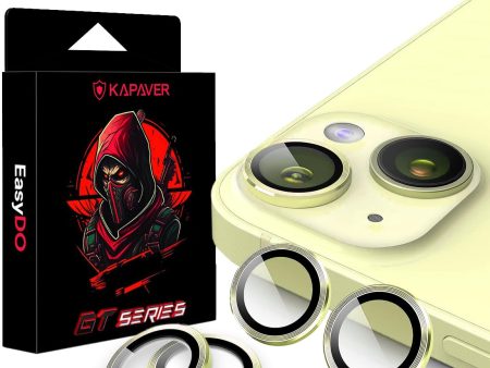 iPhone 15   iPhone 15 Plus Camera Lens Protector | GT Series [Easy Do] - 2 Pack (Yellow) Online now