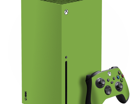 XBOX Series X LUXURIA Lime Green Textured Skin Discount