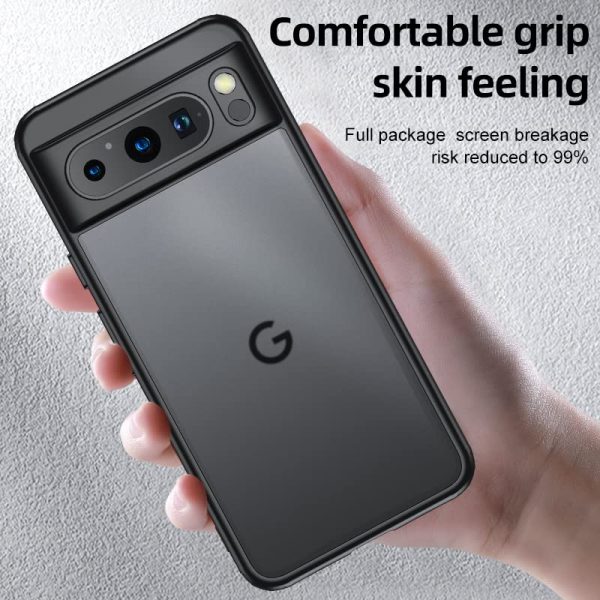 Google Pixel 8 Pro 5G Slim Back Cover Case | Frosted - Hazy Black Sale