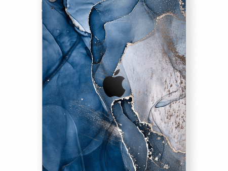 iPad AIR 4 5 (2020 2022) SIGNATURE AGATE GEODE Dark Blue Skin Hot on Sale