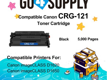 Compatible Canon 121 CRG-121 CRG121 Toner Cartridge Used for Canon image CLASS D1650, D1620 Printers Online