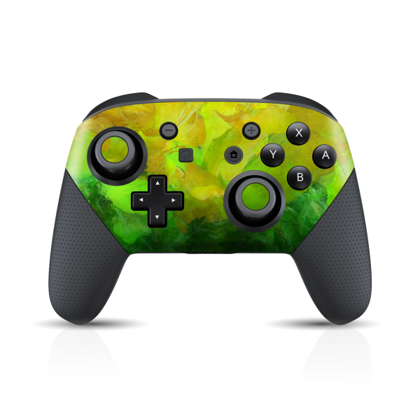 Nintendo Switch Pro CONTROLLER SIGNATURE Spring Sunrise Painting Skin For Sale