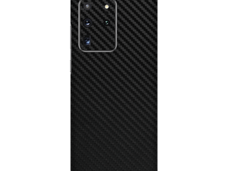 Samsung Galaxy S20 ULTRA 3D Textured CARBON Fibre Skin - BLACK Discount