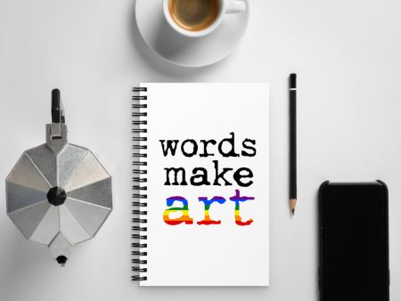 Words Make Art Notebook - Pride Fashion