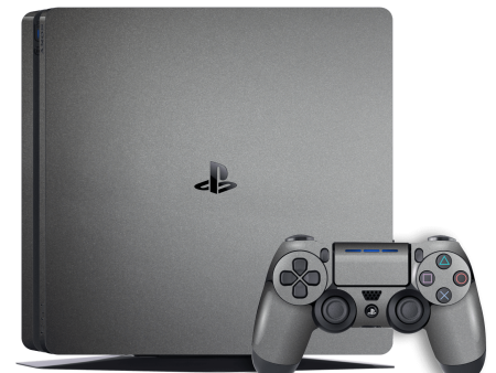 Playstation 4 SLIM (PS4 Slim) Space Grey MATT Skin Fashion