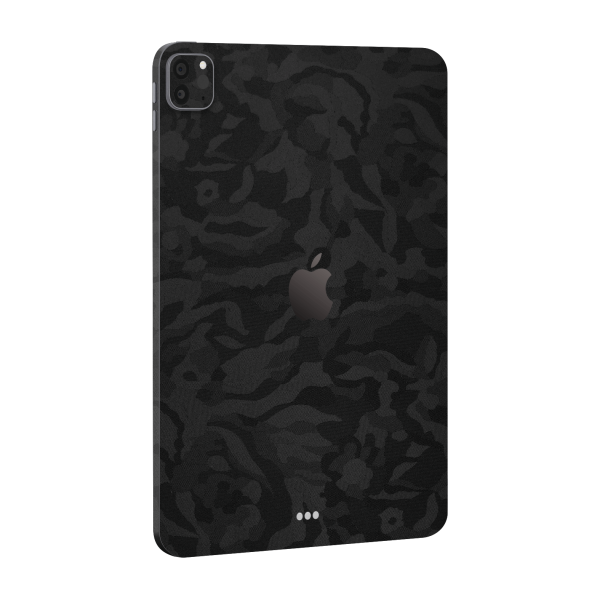 iPad PRO 11  (2020) LUXURIA BLACK CAMO 3D TEXTURED Skin Online now