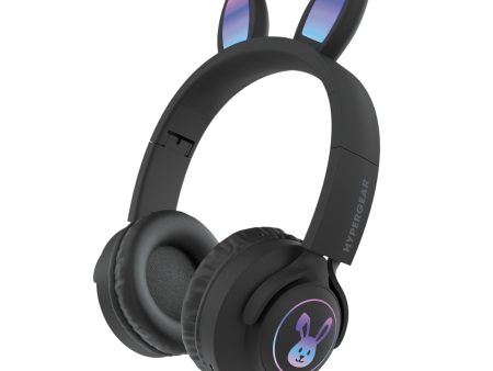 Bunny Tracks Wireless Light-Up Headphones | Black Sale