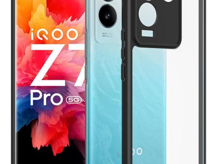 iQOO Z7 Pro Vivo T2 Pro 5G (FOSO) Royal Shock Proof Back Cover Case | (PC+TPU) - Clear Cheap