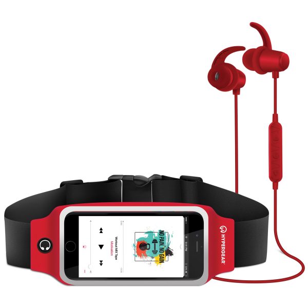 ActiveGear Wireless Earphones + Sport Belt Set Sale