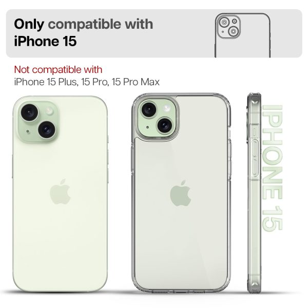 iPhone 15 Back Cover Case | Impulse - Clear For Sale