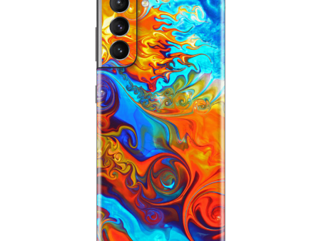 Samsung Galaxy S21 SIGNATURE Flaming Ink Skin Supply