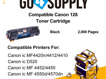 Compatible Canon Cartridge 128 CRG-128 Toner Cartridge Replacement for Canon IC D520 MF4550d 4570dn 4452 4450 4870dn 4420n 4412 4410 4752 4830d 4720w 4712 For Cheap