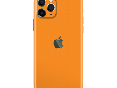 iPhone 11 Pro MAX LUXURIA Sunrise Orange Matt Textured Skin Online Sale