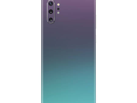 Samsung Galaxy NOTE 10+ PLUS CHAMELEON TURQUOISE LAVENDER Matt Metallic Skin on Sale