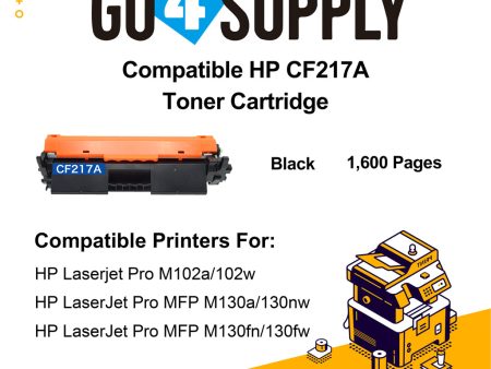 Compatible HP 217 CF217A 217A Toner Cartridge Used for HP Laserjet Pro M102a 102w; MFP M130a 130nw 130fn 130fw Printer Online Sale