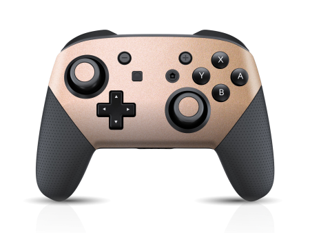 Nintendo Switch Pro CONTROLLER LUXURIA Rose Gold Metallic Skin on Sale