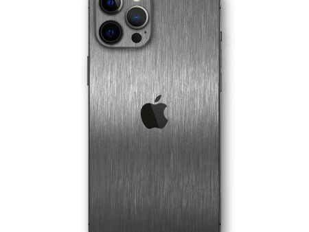 iPhone 12 PRO BRUSHED TITANIUM Metallic Skin Sale