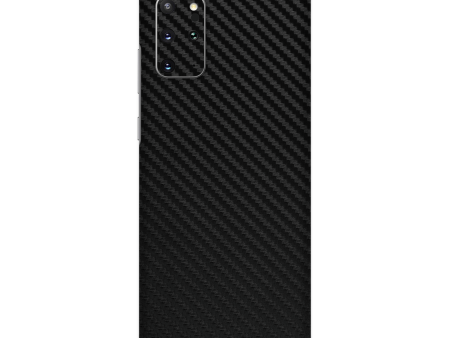 Samsung Galaxy S20+ PLUS 3D Textured CARBON Fibre Skin - BLACK For Discount