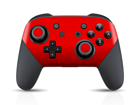 Nintendo Switch Pro CONTROLLER RED MATT Skin Sale